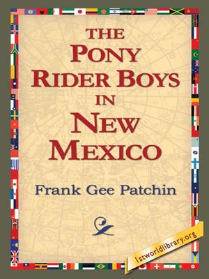 cover image of The Pony Rider Boys in New Mexico